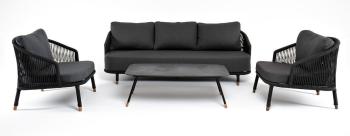 Лаунж-зона 5-местная плетеная из роупа (веревки) 4sis Верона