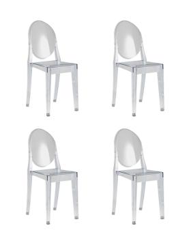 Стул STOOL GROUP Victoria Ghost New 4 шт