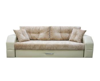 Диван еврокнижка Fotodivan Манчестер с подсветкой велюр/экокожа 160