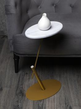 Стол приставной овальный Мебелик МеталлАрт М015