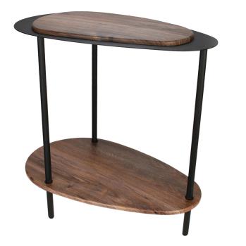 Коричневый дуб/черный