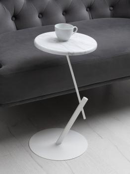 Стол приставной круглый Мебелик МеталлАрт М015