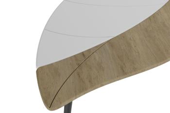 Стол журнальный Лайм Дуб сонома/Белый (У)