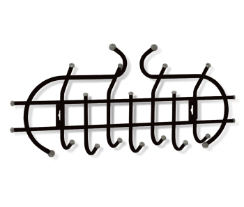 Вешалка Уют 2/7 Черный (Р)