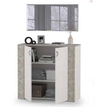 Комод Mobi 13.107 + Зеркало Амели 03.240