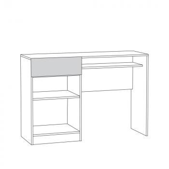 Стол туалетный Mobi Ливерпуль 12.46.01 + Полка 10.118