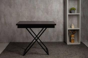 Стол-трансформер Левмар Apollo D23/S53 венге/черные опоры