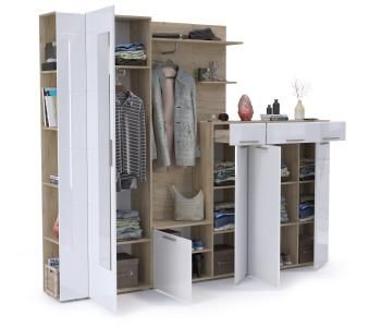 Прихожая Mobi Лайн № 11 08.122 + 10.16 + 13.121 + 10.141