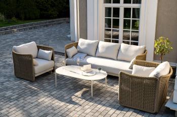 Лаундж-зона из искусственного ротанга 4sis Аликанте