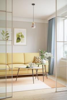 Стол журнальный Лайм Дуб сонома/Белый (У)