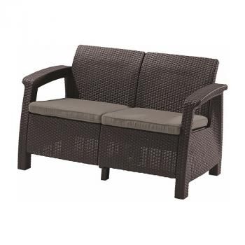 Диван садовый Lex CORFU II LOVE SEAT brown