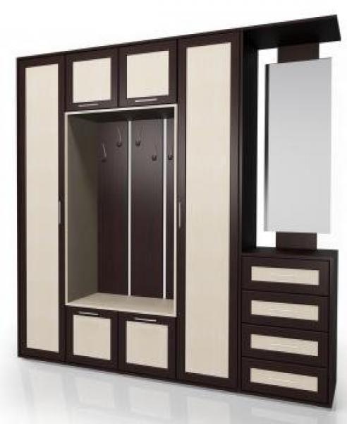 Корпус венге/вставка дуб молочный