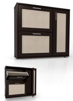 Корпус венге/вставка дуб молочный