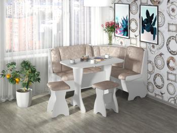 БЕЛЫЙ, велюр латте