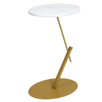 Стол приставной овальный Мебелик МеталлАрт М015