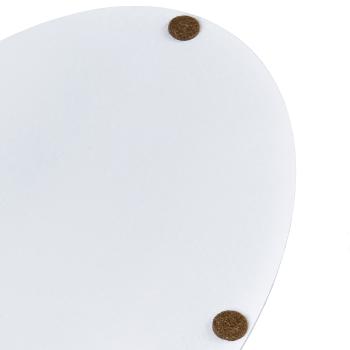 Стол приставной овальный Мебелик МеталлАрт М015