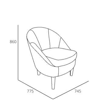 Кресло Сильва Комо Модель 005