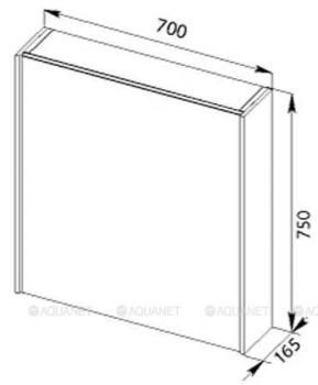 Зеркало-шкаф AQUANET Латина 70