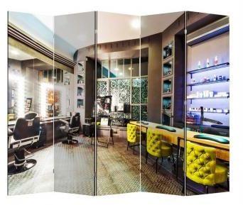 Ширма RB 1611-5 Барбершоп (5 панелей)