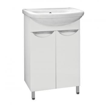 Тумба с раковиной Style Line Жасмин 55 + Умывальник Уют 55