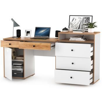 Стол письменный Mobi Вуди 12.42 + Комод 13.293