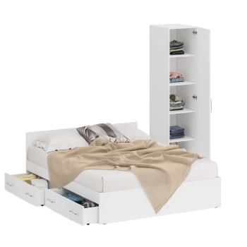 Кровать с ящиками СВК 1600 + Пенал Стандарт