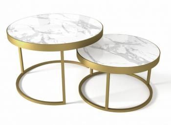 Белый мрамор/золото