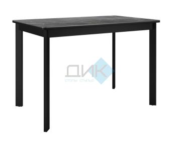 Керамика Черный мрамор/подстолье черное/опоры черные