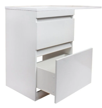 Тумба напольная Style Line Даллас 120 левая + Умывальник ESTETUS Даллас 1200*480 левый