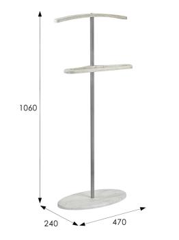 Вешалка костюмная Мебелик Дэви 3
