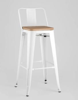 Стул барный STOOL GROUP TOLIX WOOD со спинкой