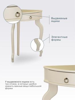 Консоль угловая Мебелик Элегант Л