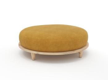 Горчичный велюр