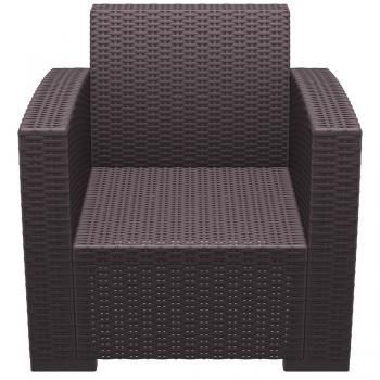 Кресло пластиковое плетеное с подушками ReeHouse Monaco Lounge