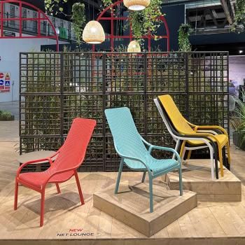 Кресло пластиковое ReeHouse Net Lounge