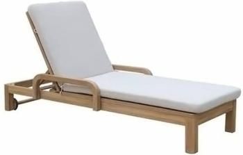 Шезлонг деревянный с матрасом Reehouse Rimini