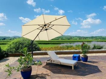 Шезлонг деревянный с матрасом Reehouse Rimini