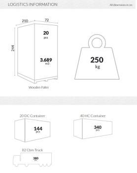 Шезлонг-лежак металлический ReeHouse Tropic