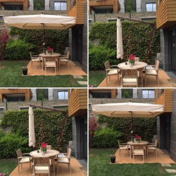 Зонт профессиональный THEUMBRELA SEMSIYE EVI Banana 4000х4000