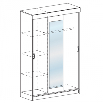 Шкаф-купе СтендМебель Андрей-4