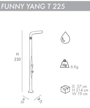 Душ уличный Arkema Funny Yang T 225