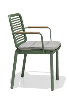 Кресло металлическое с подушкой ReeHouse Armona