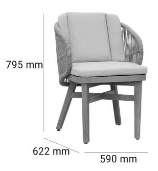 Комплект деревянной мебели Tagliamento Mali Dinner 2