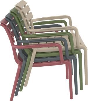 Кресло лаунж пластиковое Siesta Contract Paris