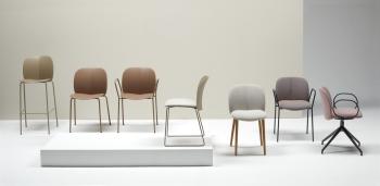 Стул пластиковый полубарный Scab Design Mentha