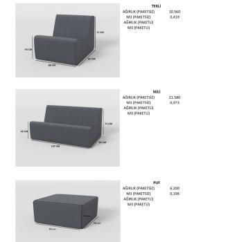 Комплект мягкой мебели Tagliamento Montenegro