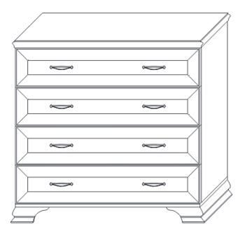 Комод Кураж Сиена