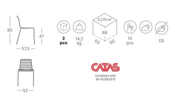 Стул металлический Scab Design Summer