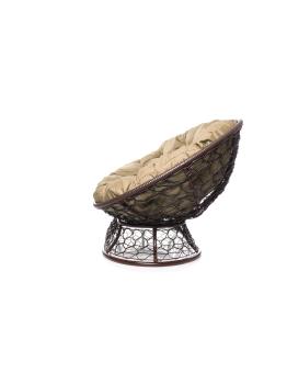 Диван M-group МАМАСАН с ротангом коричневое