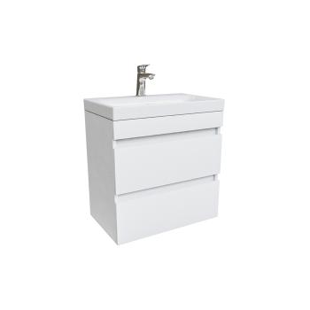 Тумба с умывальником подвесная 2 ящика IDDIS Zodiac 60 см